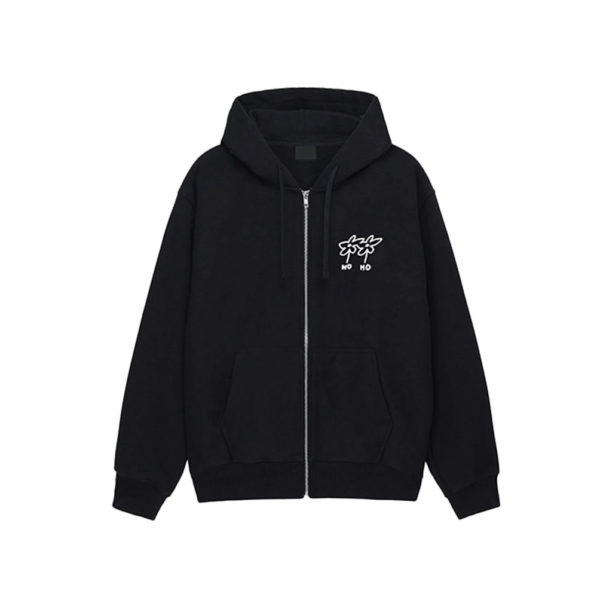 Basic black hoodie